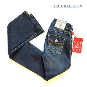 NWT TRUE RELIGION BILLIE MID RISE STRAIGHT JEANS
